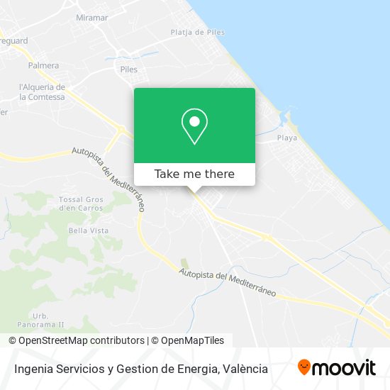 Ingenia Servicios y Gestion de Energia map