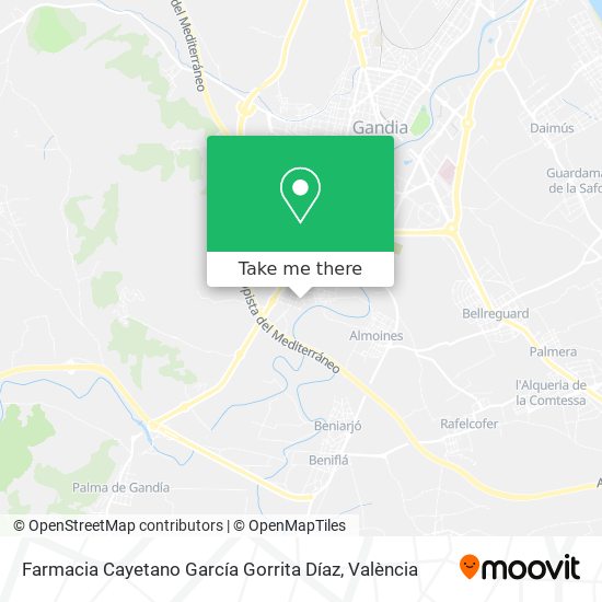 Farmacia Cayetano García Gorrita Díaz map