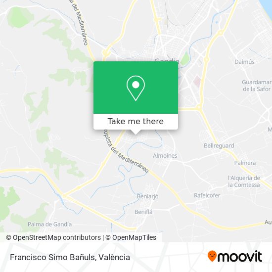 Francisco Simo Bañuls map
