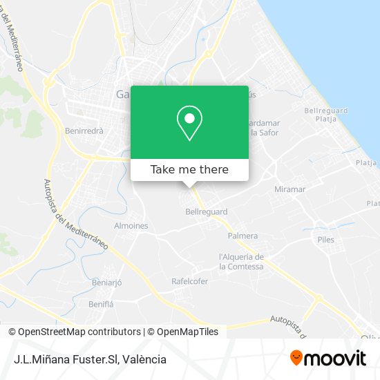 J.L.Miñana Fuster.Sl map