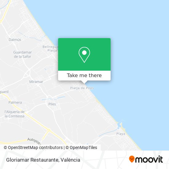 Gloriamar Restaurante map