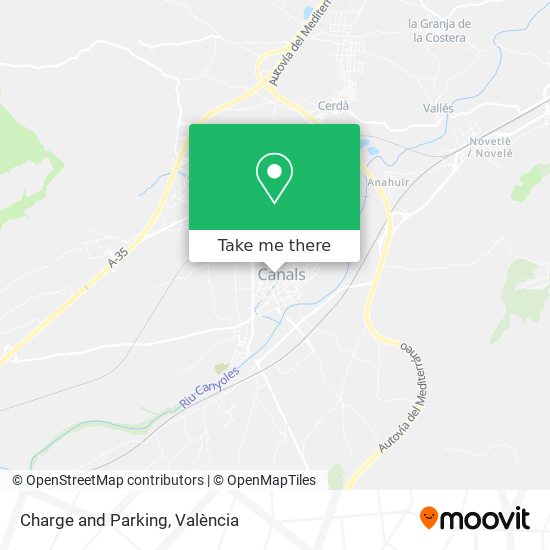 Charge and Parking map