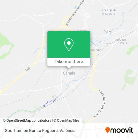 Sportium en Bar La Foguera map