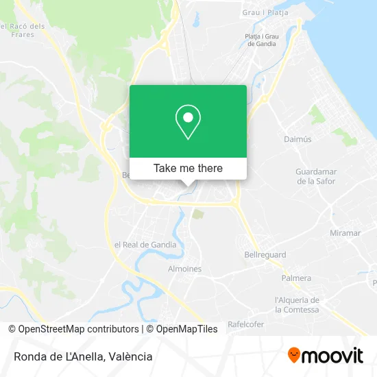 Ronda de L'Anella map