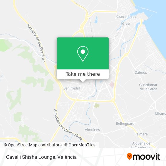 Cavalli Shisha Lounge map