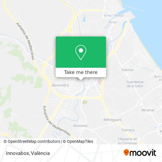 mapa Innovabox