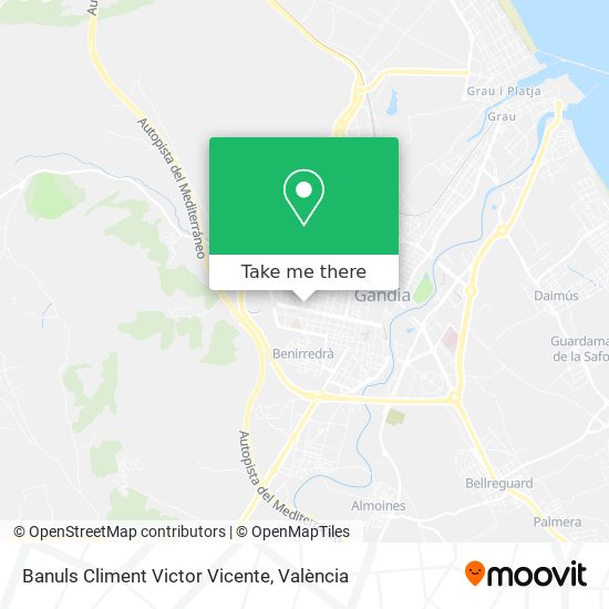Banuls Climent Victor Vicente map