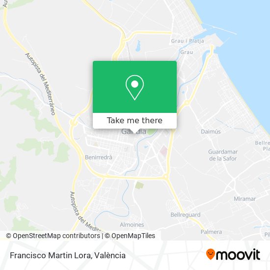 mapa Francisco Martin Lora