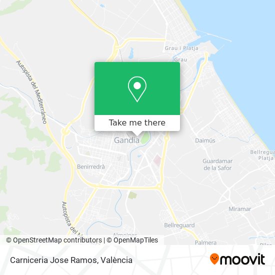 mapa Carniceria Jose Ramos