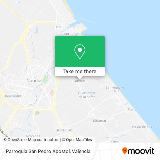 Parroquia San Pedro Apostol map