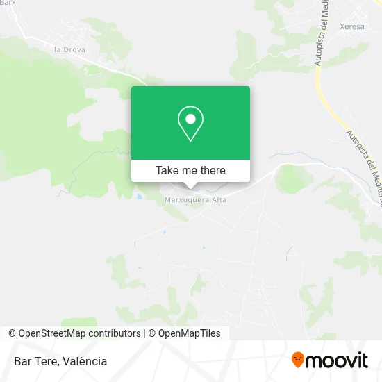 Bar Tere map