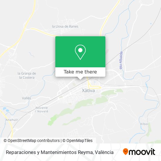 Reparaciones y Mantenimientos Reyma map