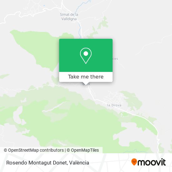 Rosendo Montagut Donet map