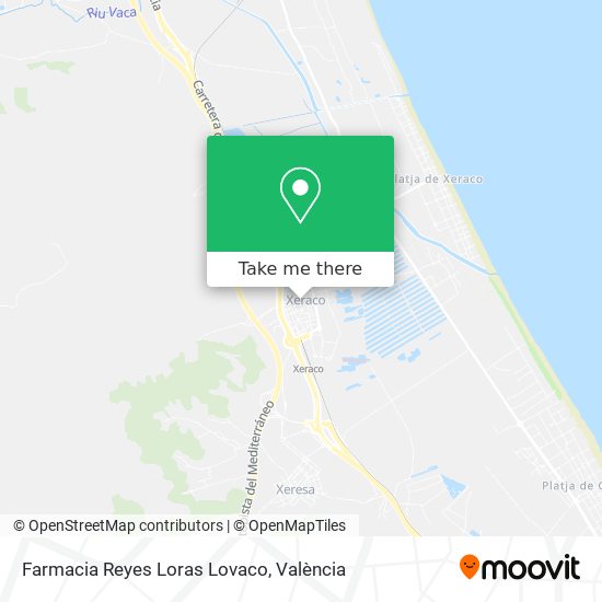 Farmacia Reyes Loras Lovaco map