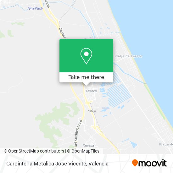 Carpinteria Metalica José Vicente map