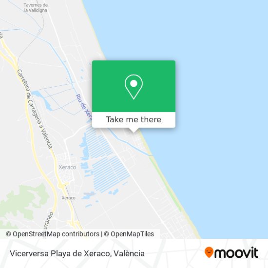 Vicerversa Playa de Xeraco map