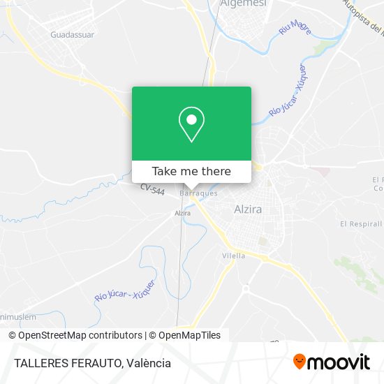 mapa TALLERES FERAUTO