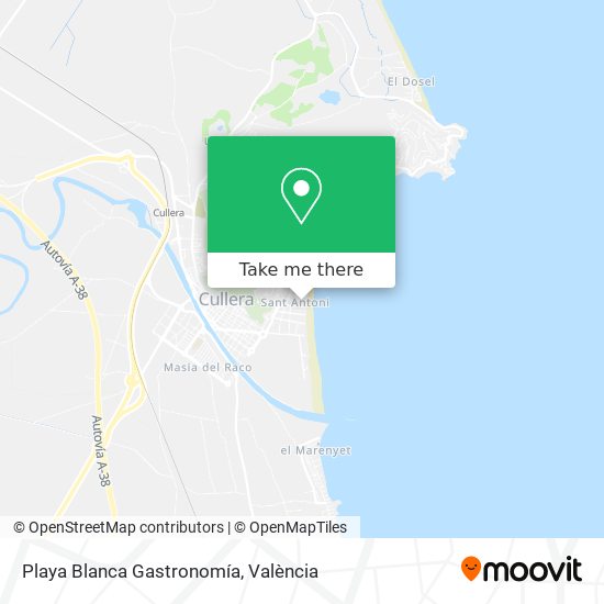 Playa Blanca Gastronomía map