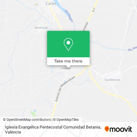 Iglesia Evangélica Pentecostal Comunidad Betania map