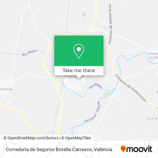 Correduria de Seguros Botella Carrasco map