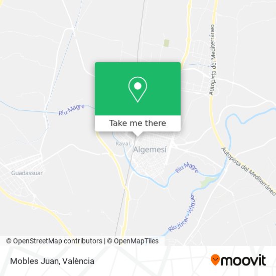 Mobles Juan map