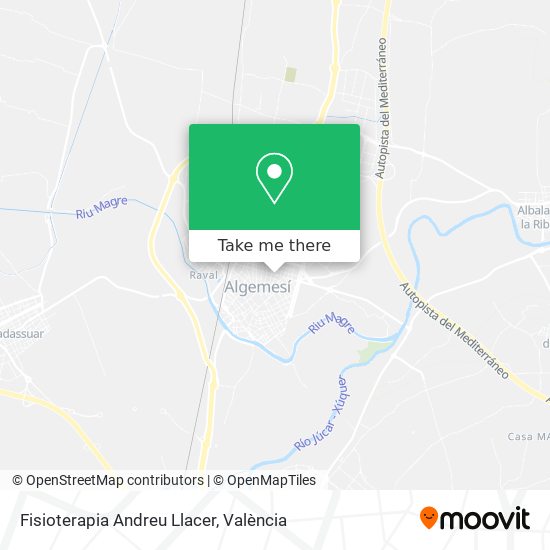 Fisioterapia Andreu Llacer map