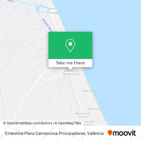 Ernestina Piera Carrascosa Procuradores map