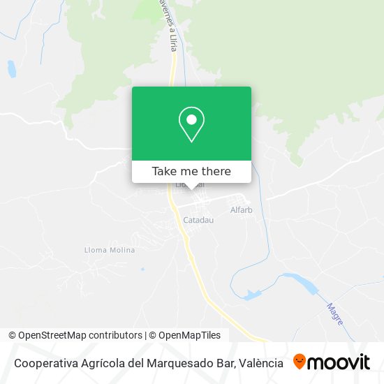 Cooperativa Agrícola del Marquesado Bar map