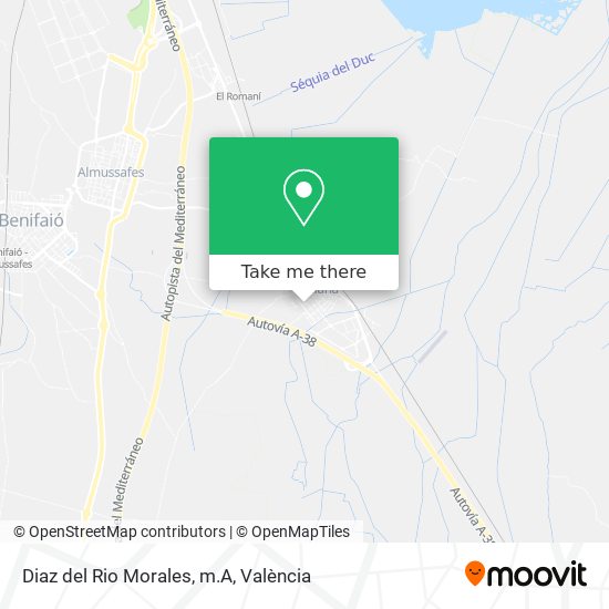 Diaz del Rio Morales, m.A map