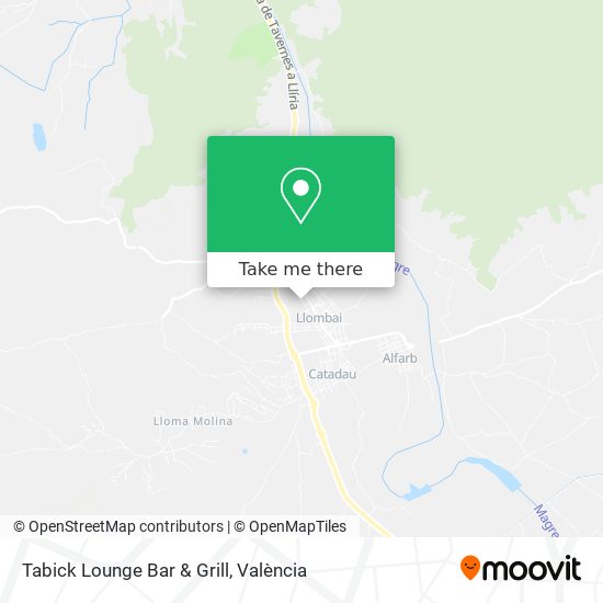 mapa Tabick Lounge Bar & Grill