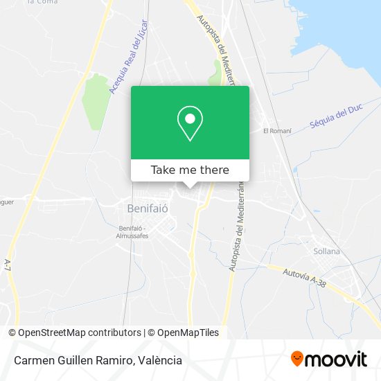 Carmen Guillen Ramiro map