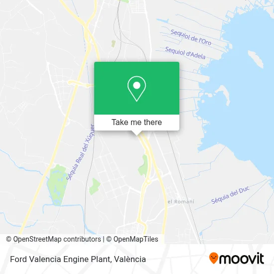 Ford Valencia Engine Plant map