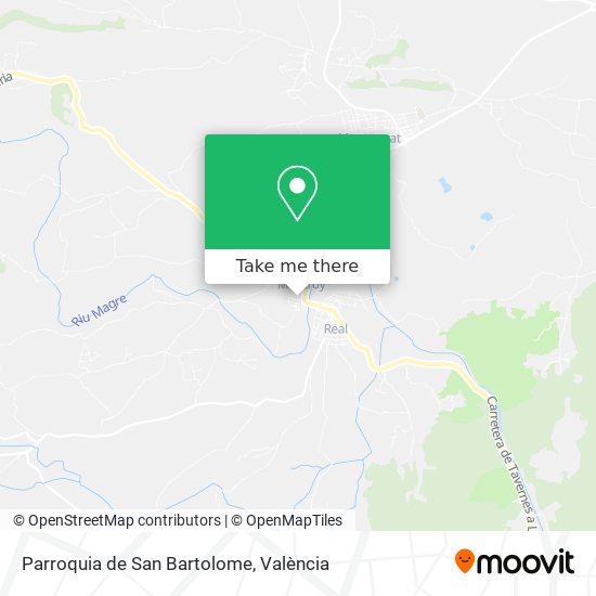 Parroquia de San Bartolome map
