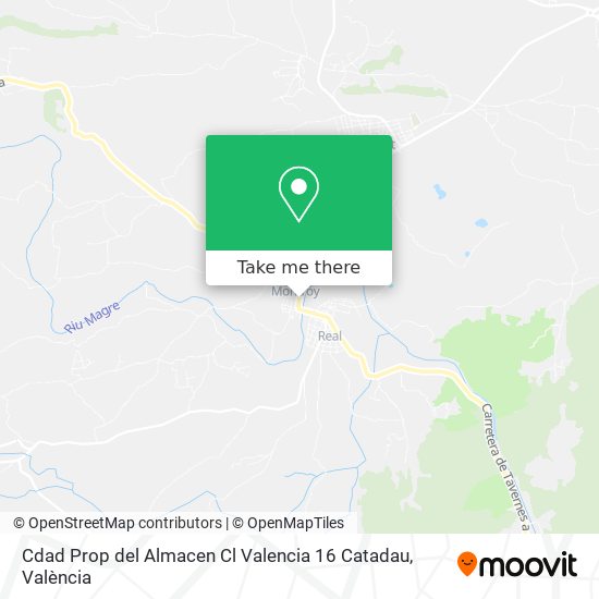 Cdad Prop del Almacen Cl Valencia 16 Catadau map