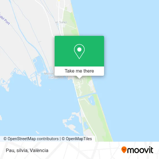 Pau, silvia map