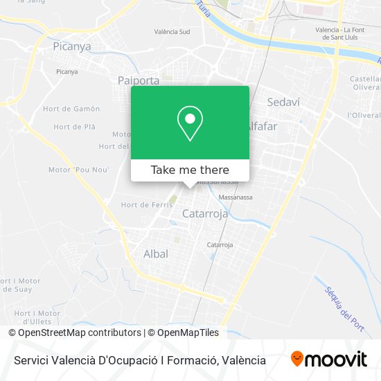 Servici Valencià D'Ocupació I Formació map