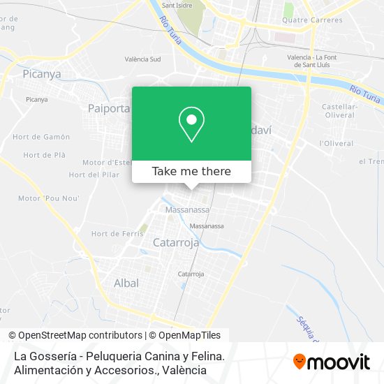 La Gossería - Peluqueria Canina y Felina. Alimentación y Accesorios. map