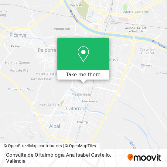 Consulta de Oftalmologia Ana Isabel Castello map