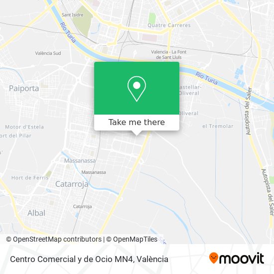 Centro Comercial y de Ocio MN4 map