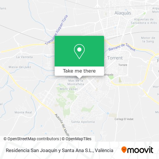Residencia San Joaquín y Santa Ana S.L. map