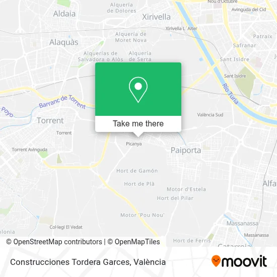 Construcciones Tordera Garces map