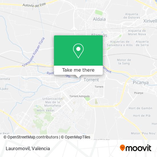 Lauromovil map