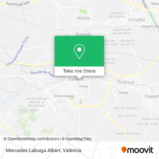 Mercedes Labuiga Albert map