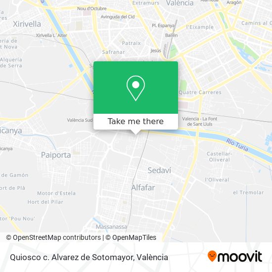 Quiosco c. Alvarez de Sotomayor map