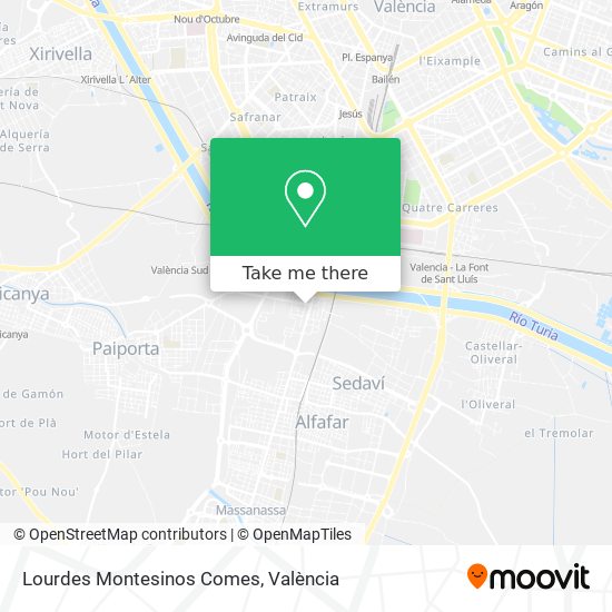 Lourdes Montesinos Comes map