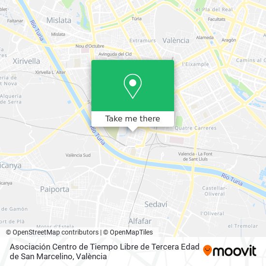 Asociación Centro de Tiempo Libre de Tercera Edad de San Marcelino map