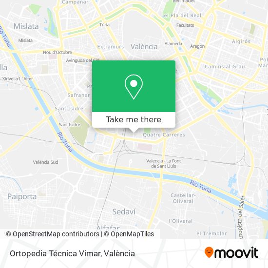 Ortopedia Técnica Vimar map