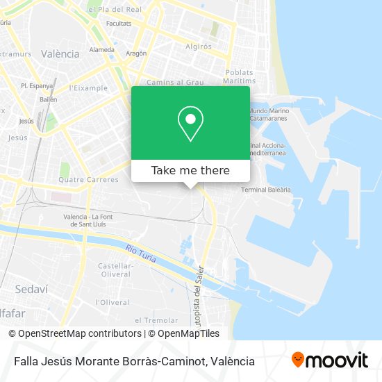 Falla Jesús Morante Borràs-Caminot map