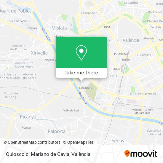 Quiosco c. Mariano de Cavia map