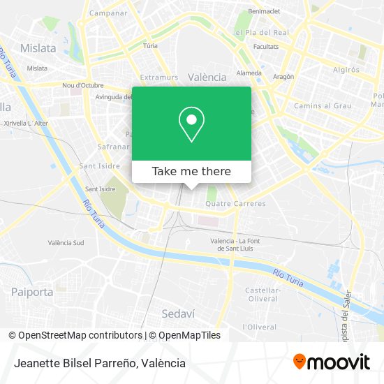 Jeanette Bilsel Parreño map